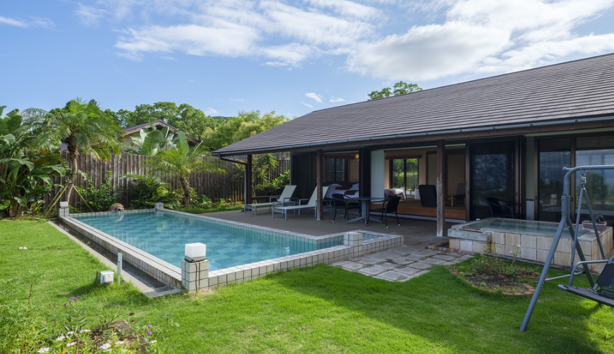 温泉水プール&夫婦露天風呂の離れ宿悠離庵