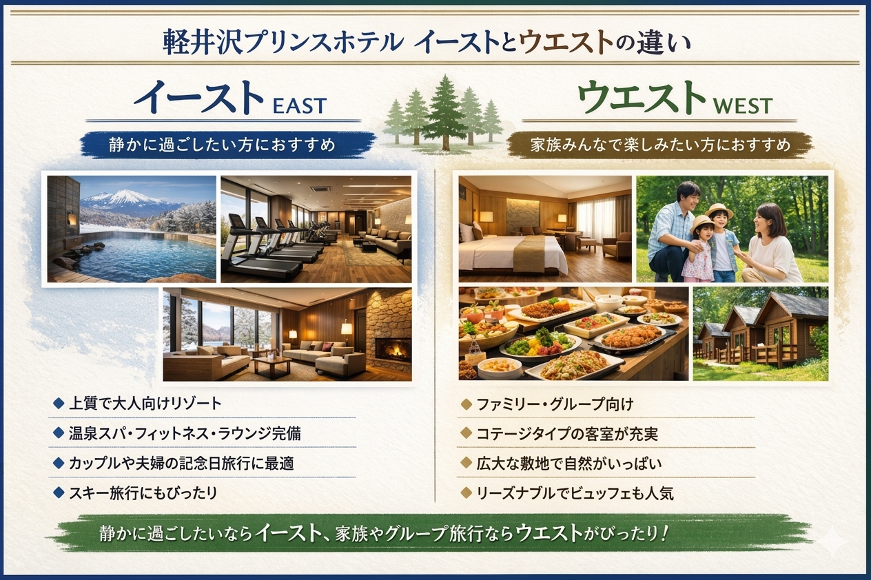 イーストとウエストの違い