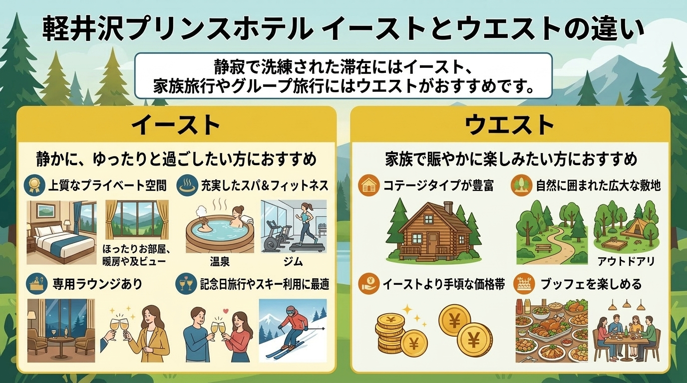 イーストとウエストの違い